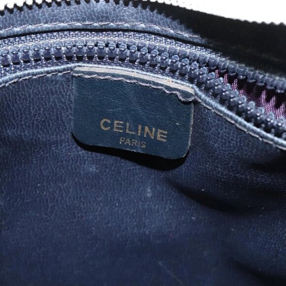 CELINE Shoulder Bag Leather White Auth BA829 - Picture 10 of 16